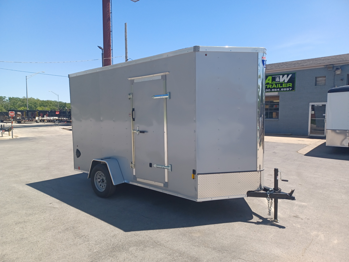 New 6X12 ENCLOSED CARGO TRAILER