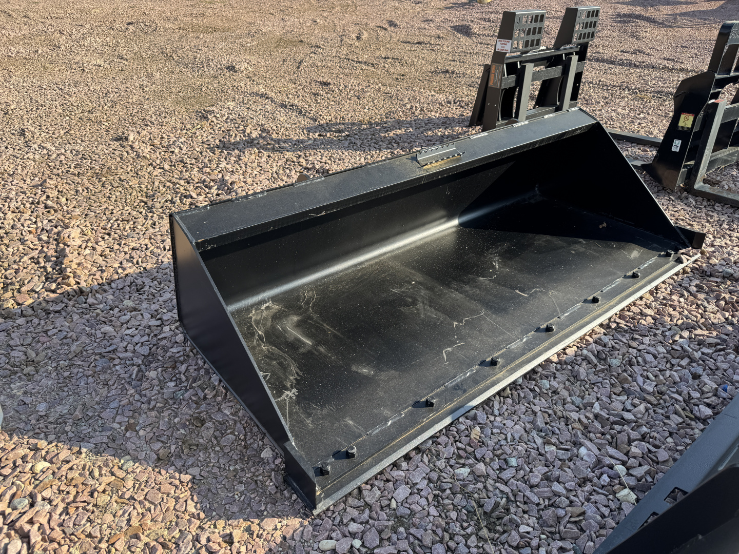 New 2026 Jenkins Iron and Steel 84" Dirt Bucket Attachment