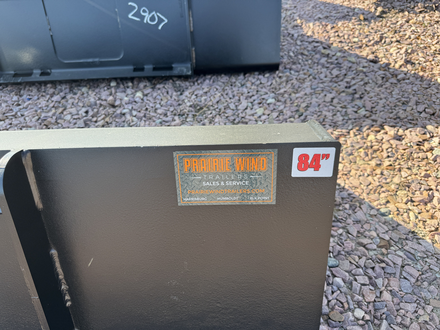 New 2026 Jenkins Iron and Steel 84" Dirt Bucket Attachment