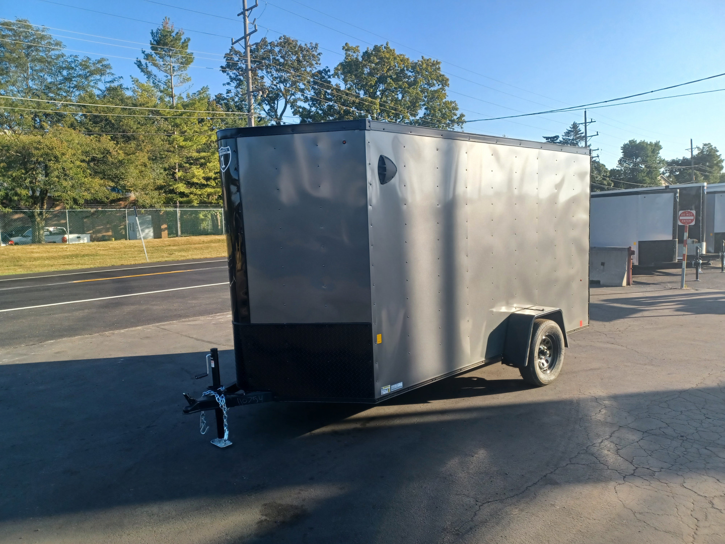 New 6X12 ENCLOSED CARGO TRAILER WITH BLACKOUT PACKAGE