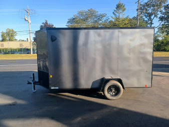 New 6X12 ENCLOSED CARGO TRAILER WITH BLACKOUT PACKAGE