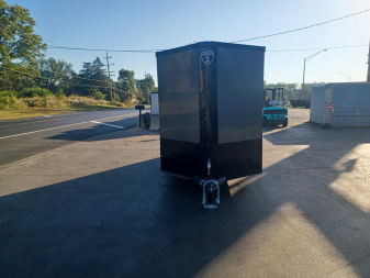 New 6X12 ENCLOSED CARGO TRAILER WITH BLACKOUT PACKAGE