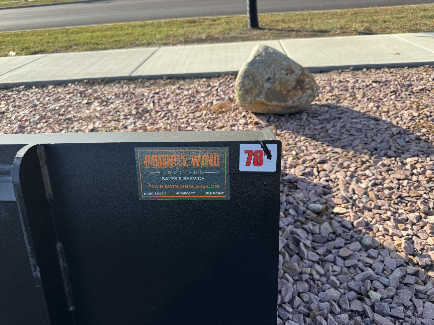 New 2026 Jenkins Iron and Steel 78" Dirt Bucket Attachment