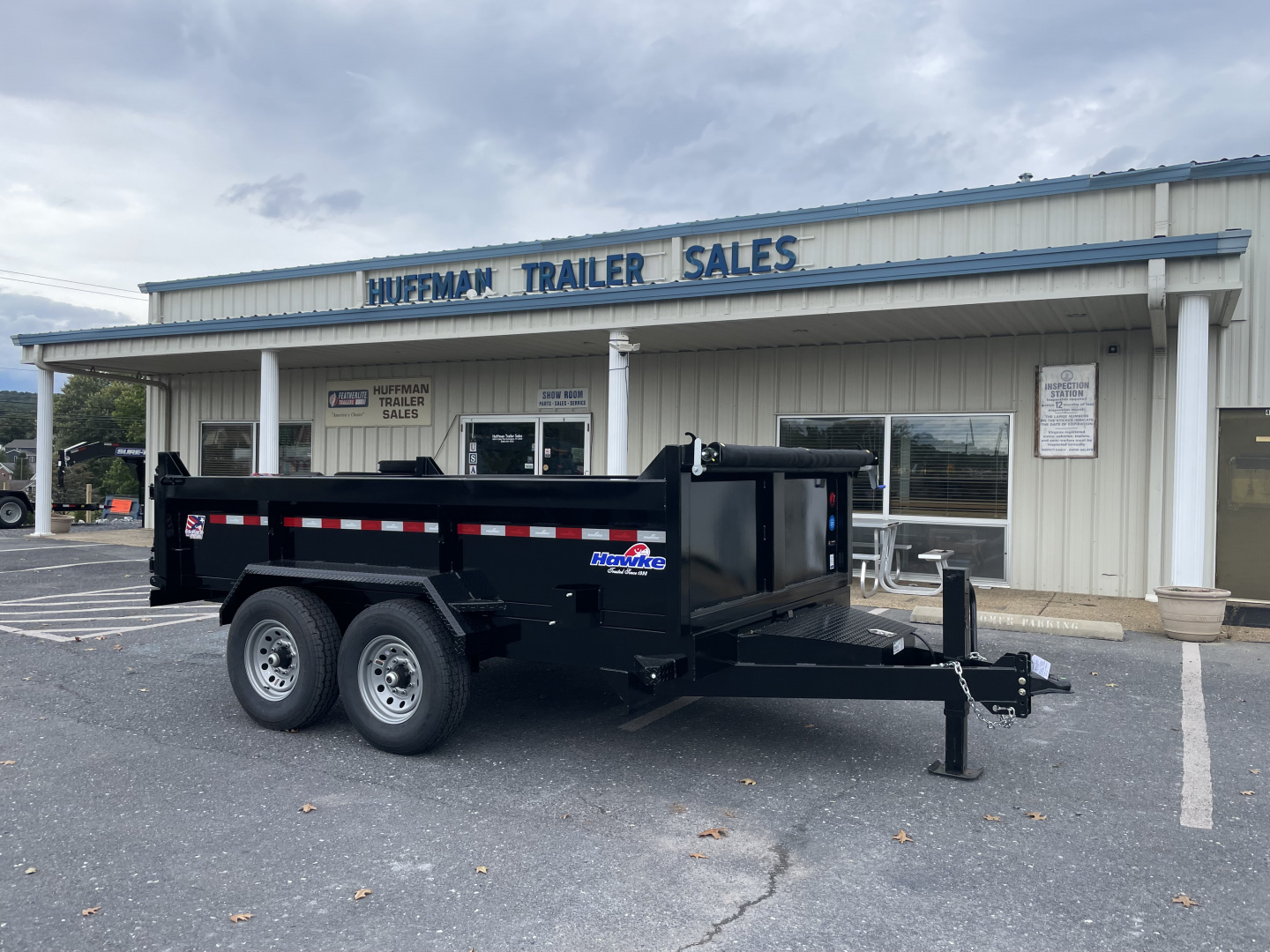 New 2026 Hawke 7x12 14k Dump Trailer