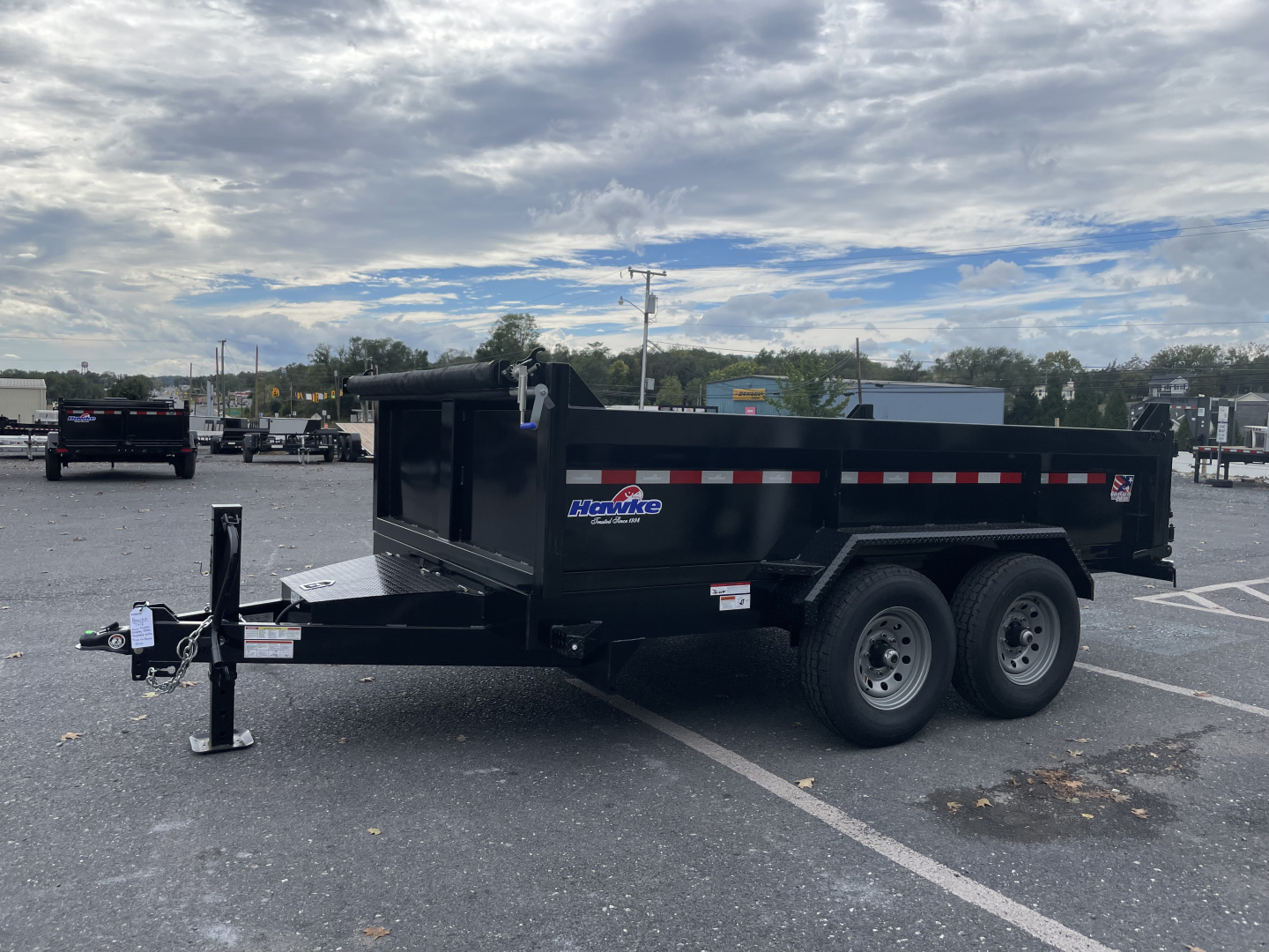 New 2026 Hawke 7x12 14k Dump Trailer