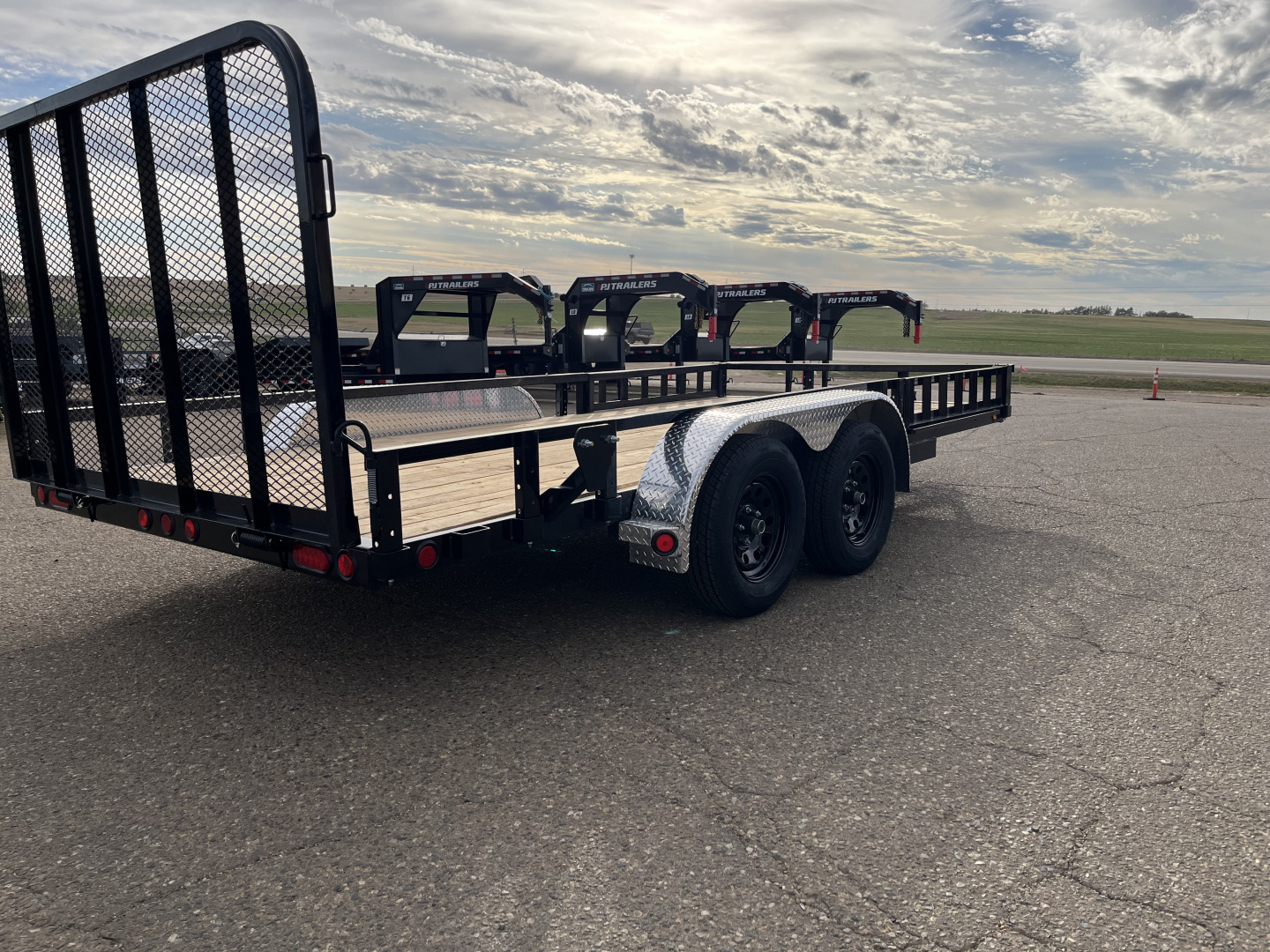 New 2026 PJ Trailers UL 83"x16' Tandem Axle Utility Trailer Utility Trailer