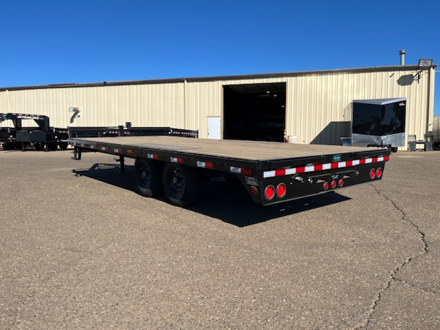 New 2026 PJ Trailers F8 Deckover Flatbed Trailer 20' Flatbed Trailer