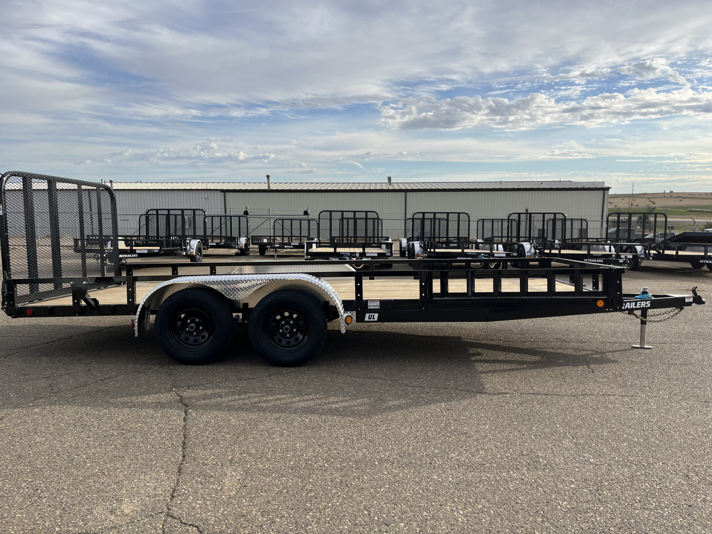 New 2027 PJ Trailers UL 83"x16' Tandem Axle Utility Trailer Utility Trailer