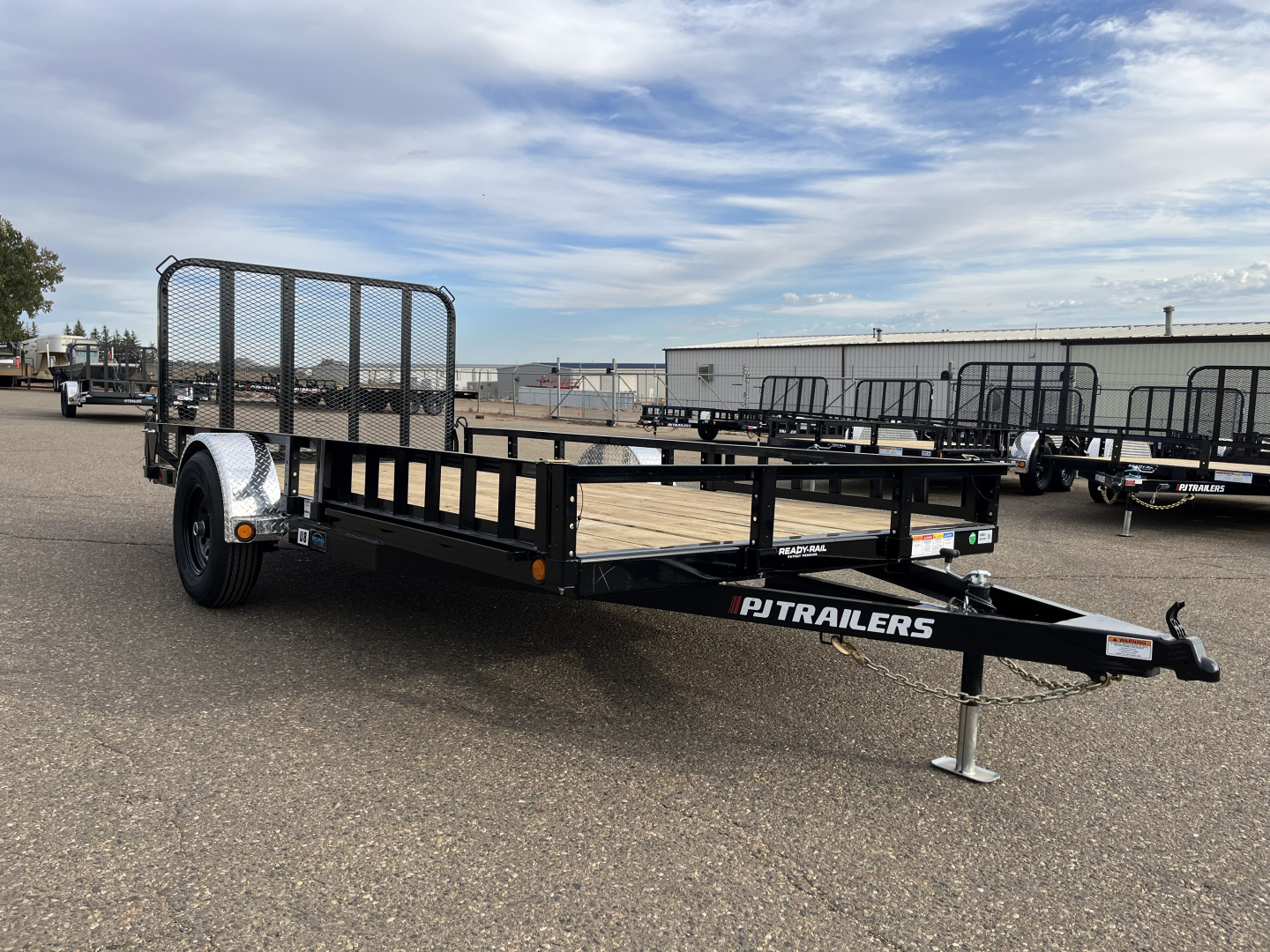 New 2026 PJ Trailers Single Axle Utility-Upgraded 5.2K Axle