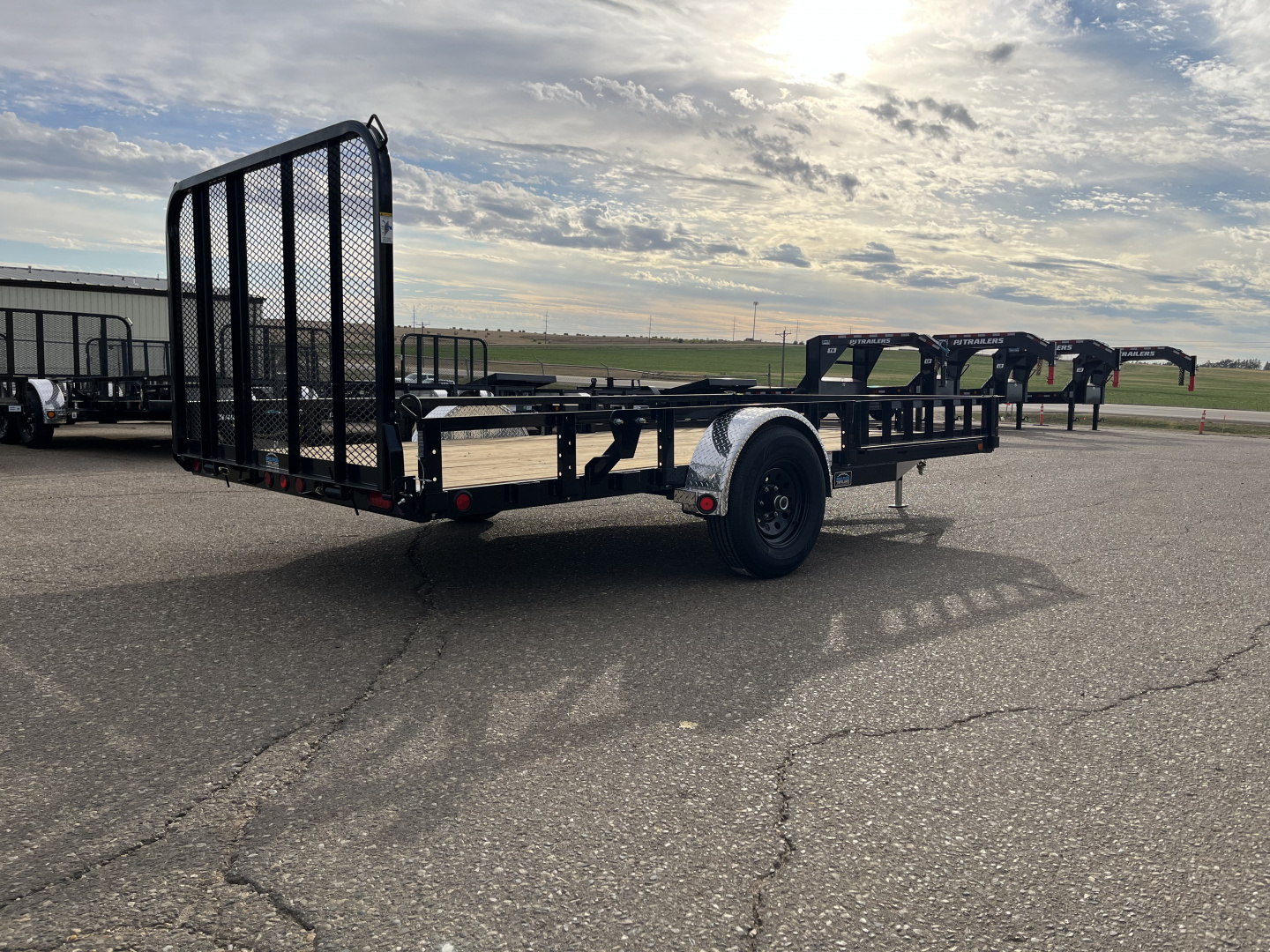 New 2026 PJ Trailers Single Axle Utility-Upgraded 5.2K Axle