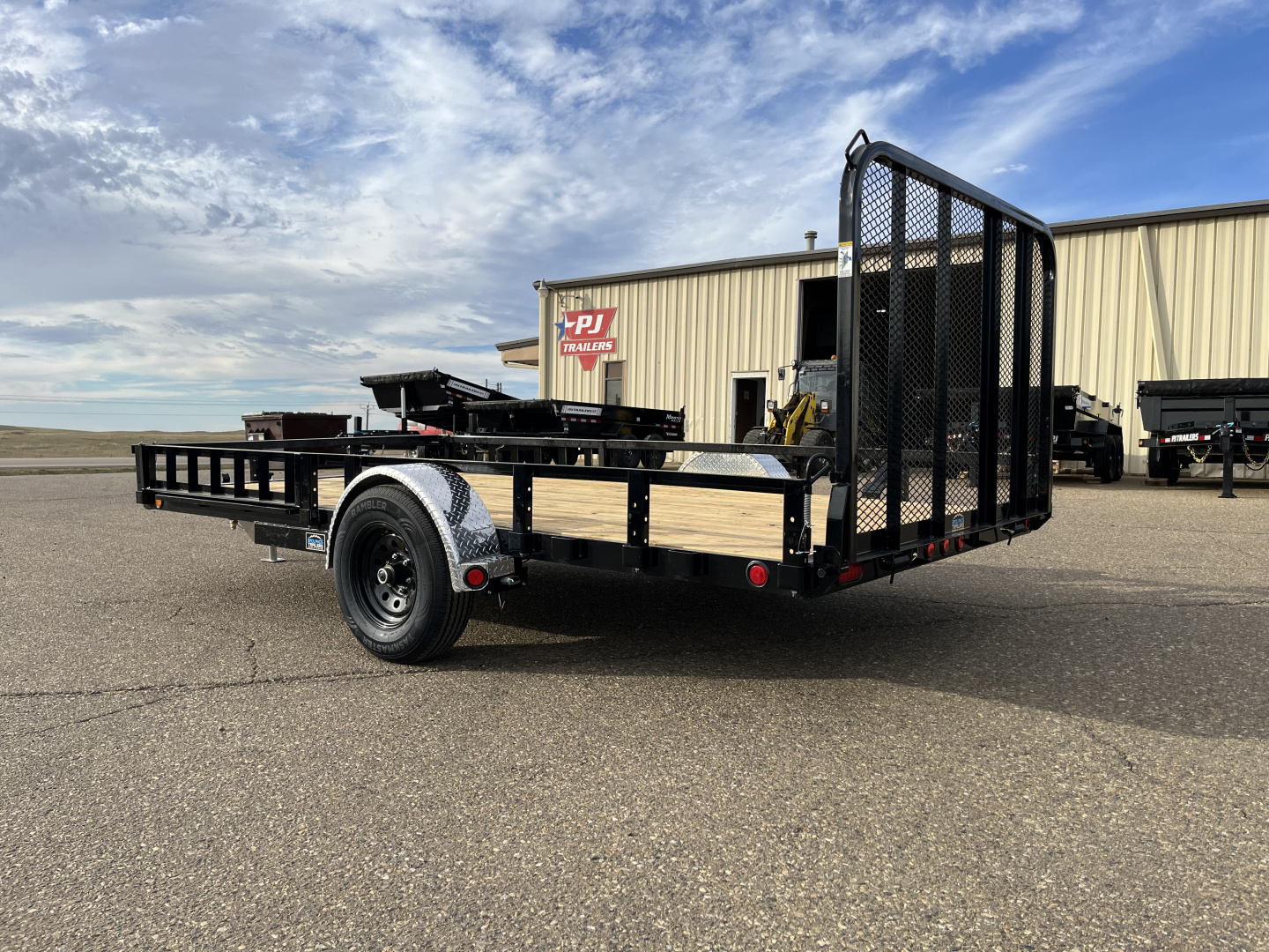 New 2026 PJ Trailers Single Axle Utility-Upgraded 5.2K Axle