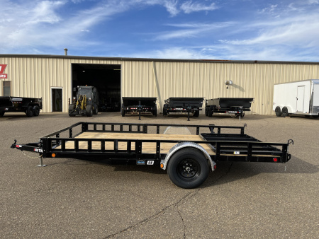 New 2026 PJ Trailers Single Axle Utility-Upgraded 5.2K Axle