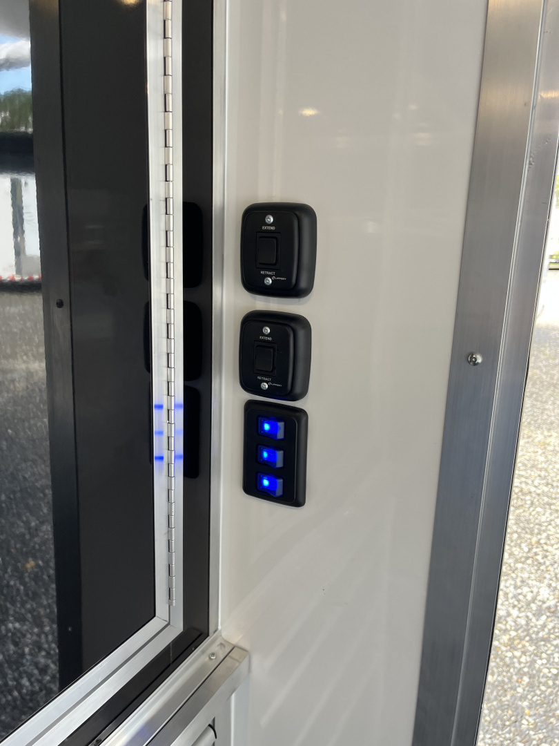 New 2026 Haulmark EDGE 28 Aluminum Stacker Enclosed Race Trailer, Finished Race Interior