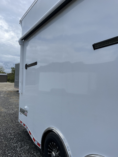 New 2026 Haulmark EDGE 28 Aluminum Stacker Enclosed Race Trailer, Finished Race Interior