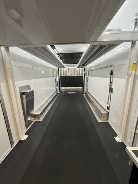 New 2026 Haulmark EDGE 28 Aluminum Stacker Enclosed Race Trailer, Finished Race Interior