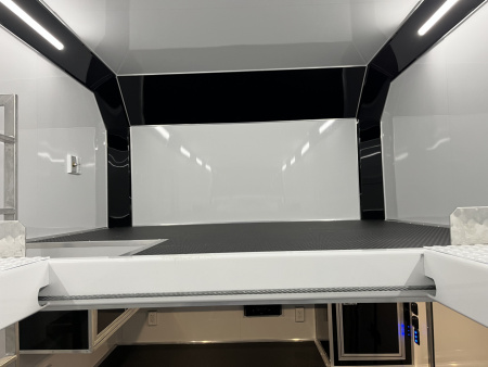 New 2026 Haulmark EDGE 28 Aluminum Stacker Enclosed Race Trailer, Finished Race Interior