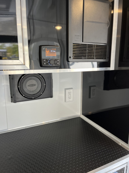 New 2026 Haulmark EDGE 28 Aluminum Stacker Enclosed Race Trailer, Finished Race Interior