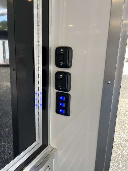 New 2026 Haulmark EDGE 28 Aluminum Stacker Enclosed Race Trailer, Finished Race Interior