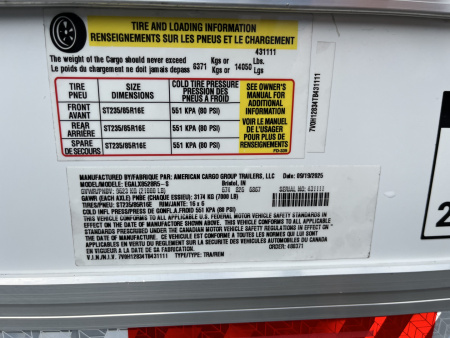 New 2026 Haulmark EDGE 28 Aluminum Stacker Enclosed Race Trailer, Finished Race Interior