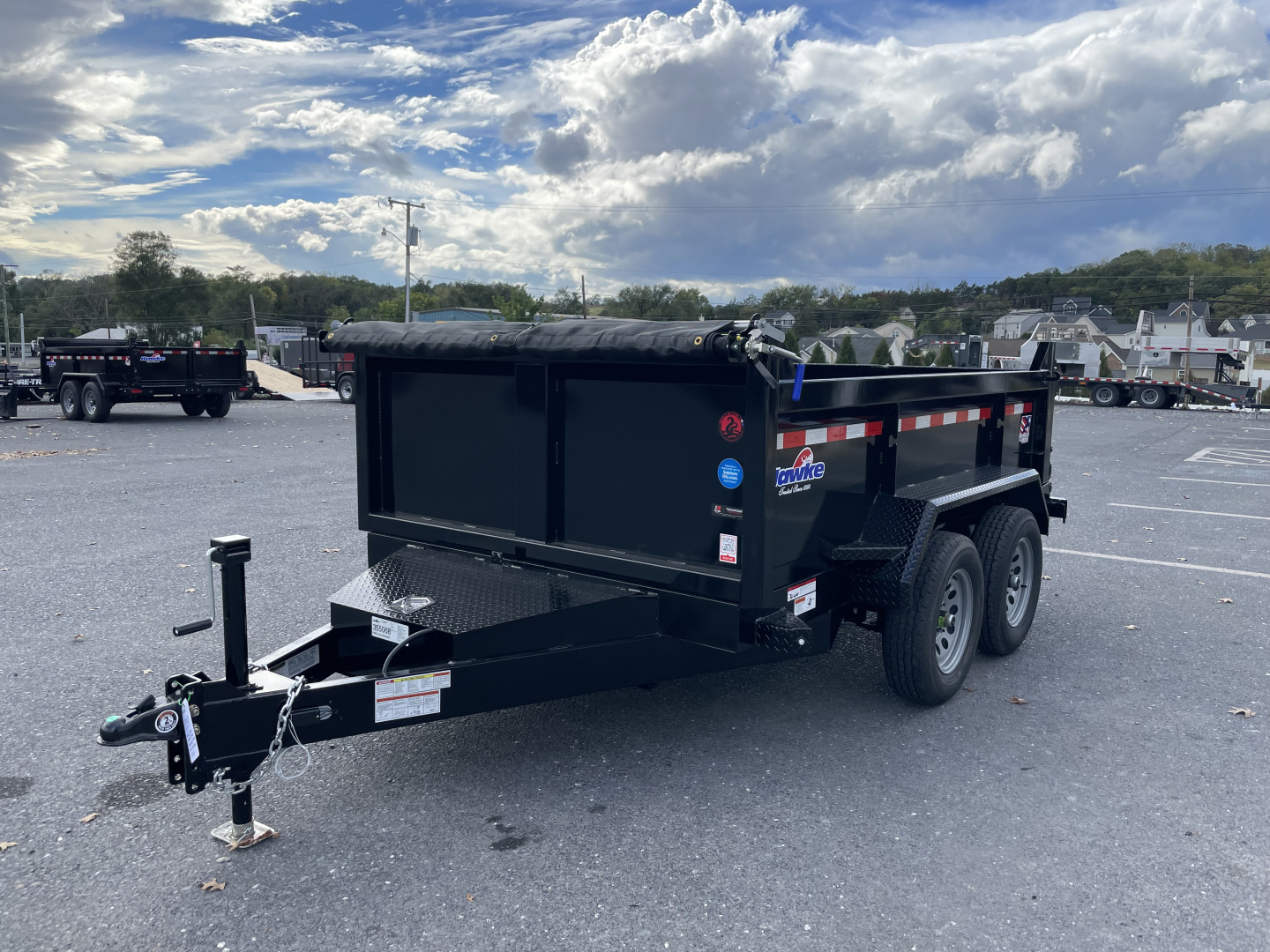 New 2026 Hawke 6x10 7k Dump Trailer