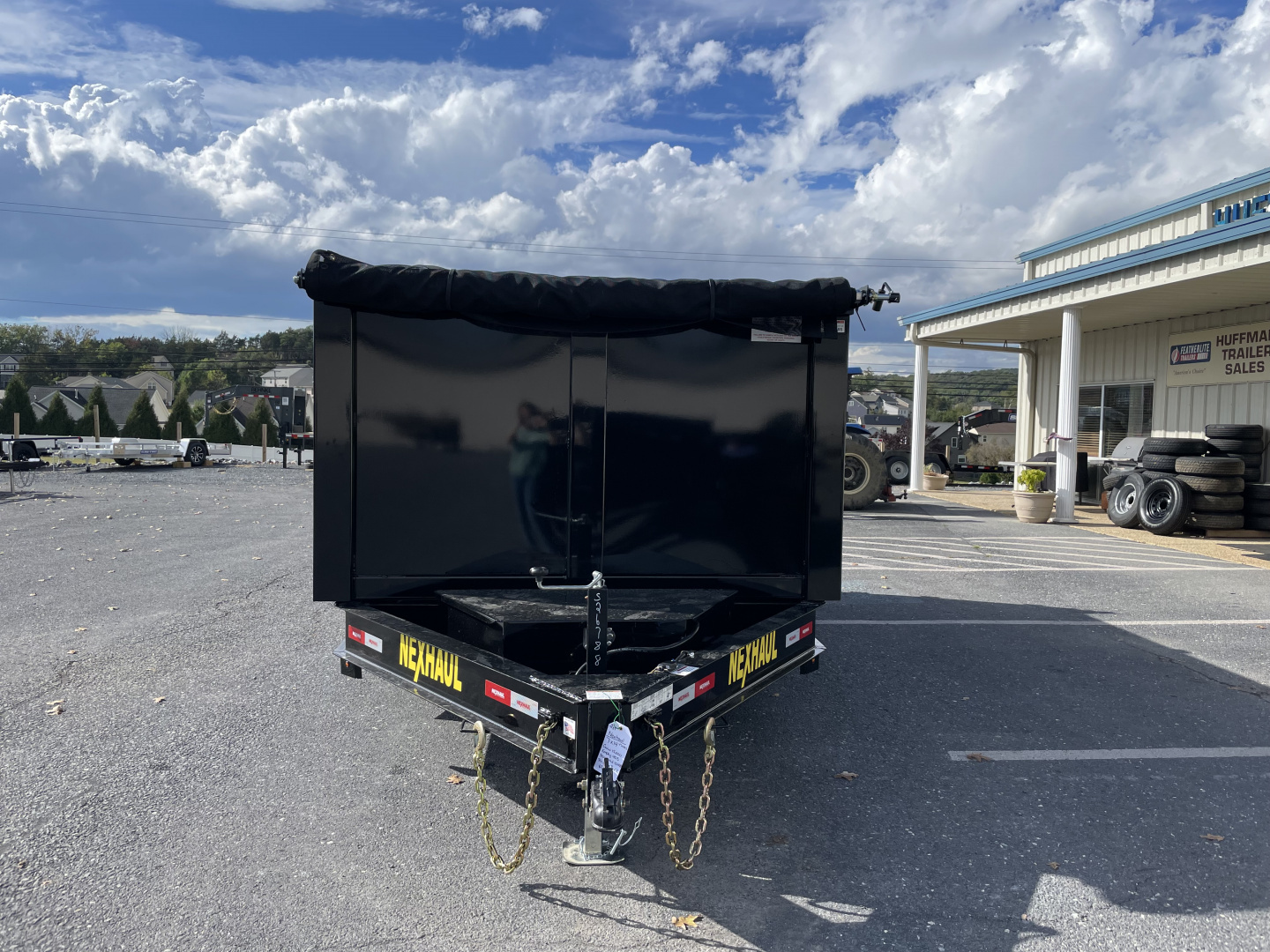 New 2026 Nexhaul 7x14 4' Walls Dump Trailer