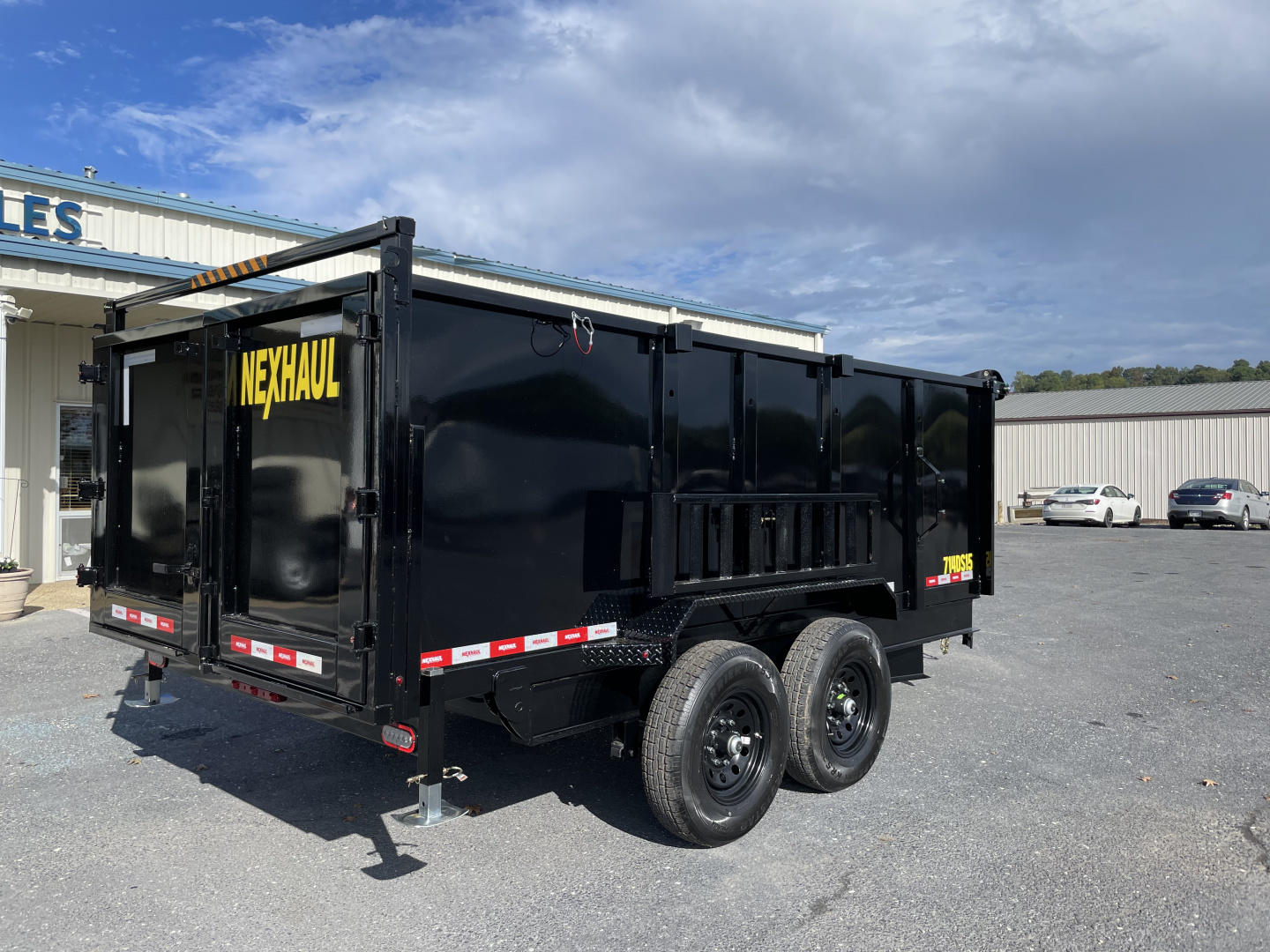 New 2026 Nexhaul 7x14 4' Walls Dump Trailer
