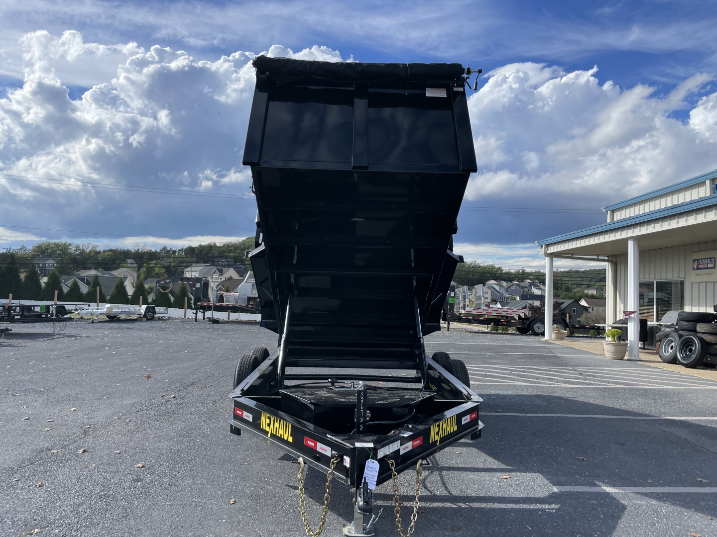 New 2026 Nexhaul 7x14 4' Walls Dump Trailer