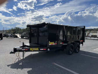 New 2026 Nexhaul 7x14 4' Walls Dump Trailer