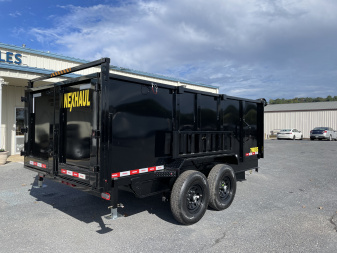 New 2026 Nexhaul 7x14 4' Walls Dump Trailer
