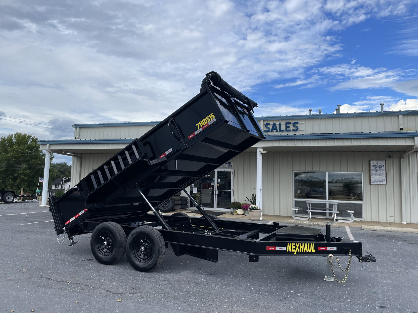 New 2026 Nexhaul 7X14 Dump Trailer