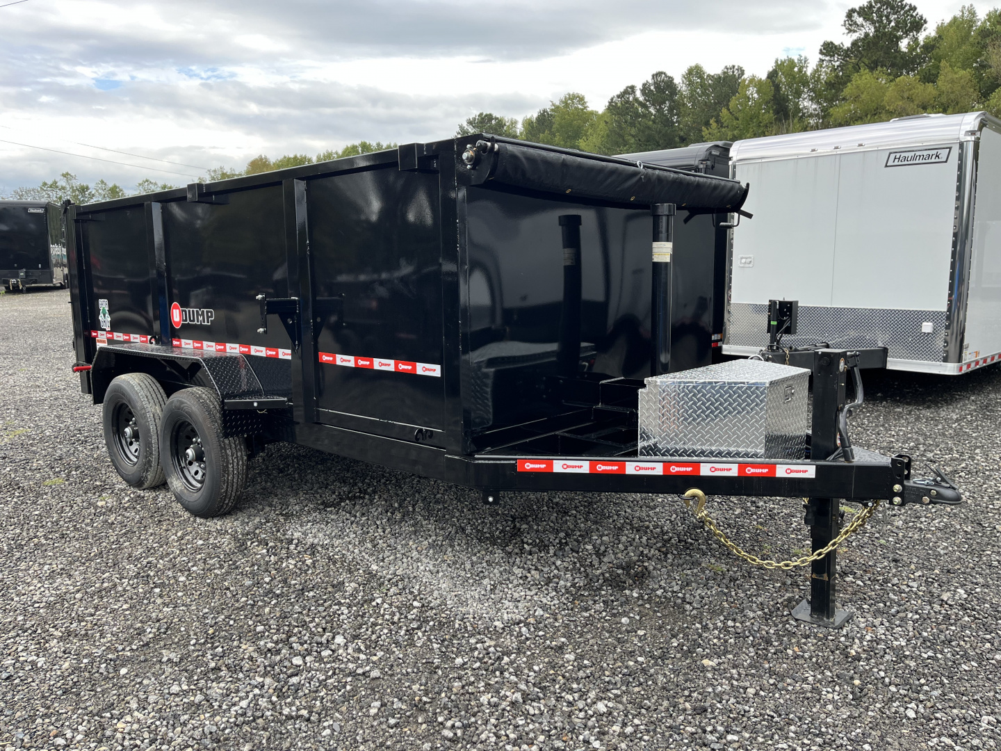 New 2026 U-Dump 7x14 With 48" Sides, 14K GVWR, Pro-Heavy Telescoping, Dump Trailer