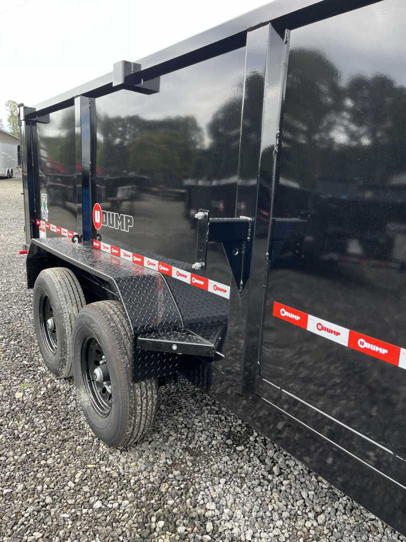 New 2026 U-Dump 7x14 With 48" Sides, 14K GVWR, Pro-Heavy Telescoping, Dump Trailer