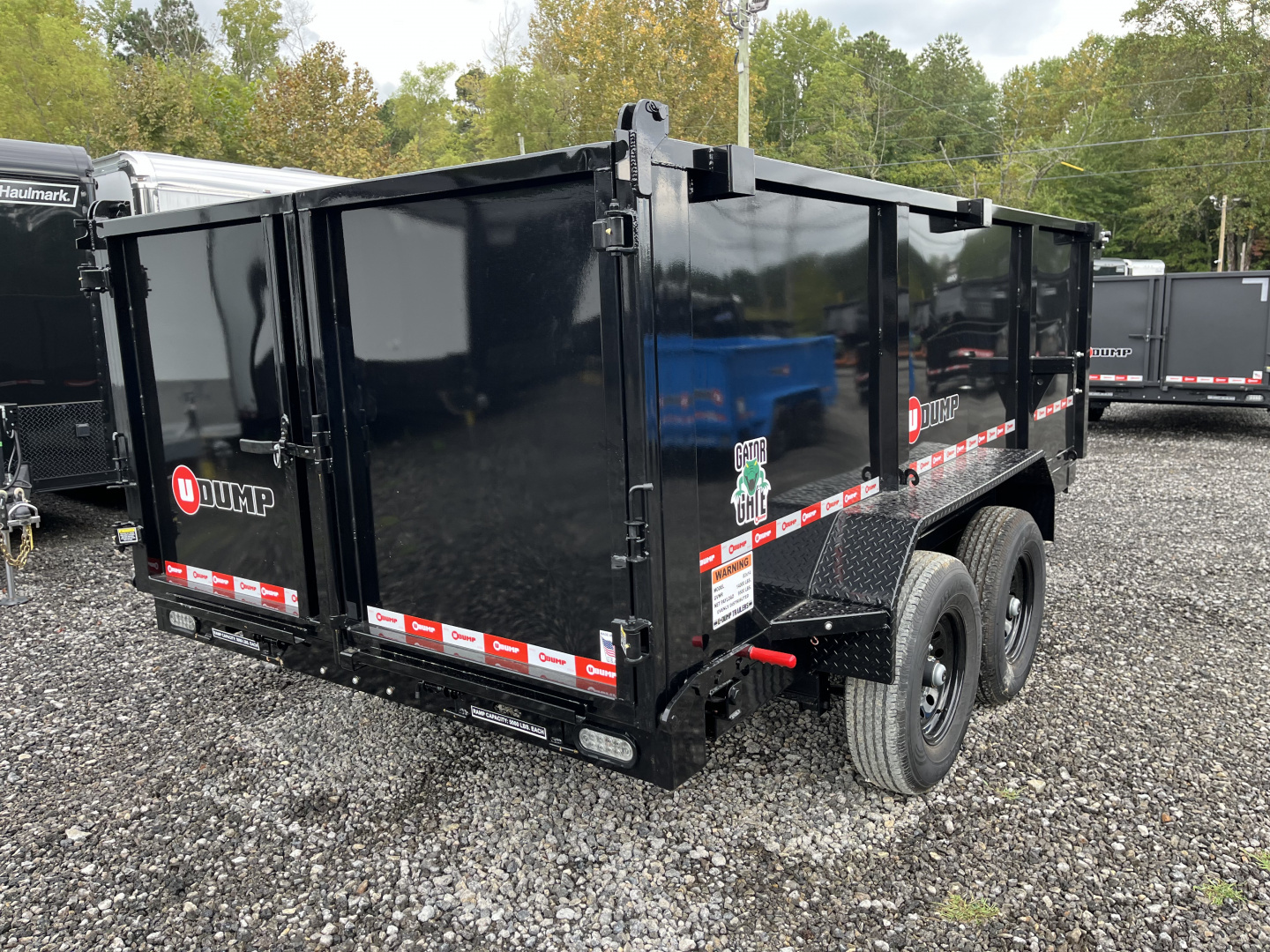 New 2026 U-Dump 7x14 With 48" Sides, 14K GVWR, Pro-Heavy Telescoping, Dump Trailer