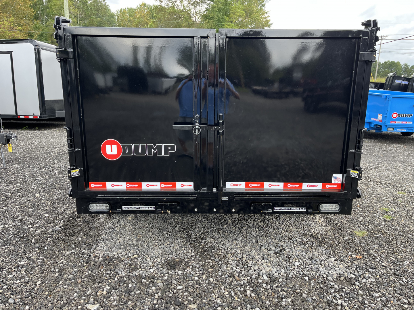 New 2026 U-Dump 7x14 With 48" Sides, 14K GVWR, Pro-Heavy Telescoping, Dump Trailer