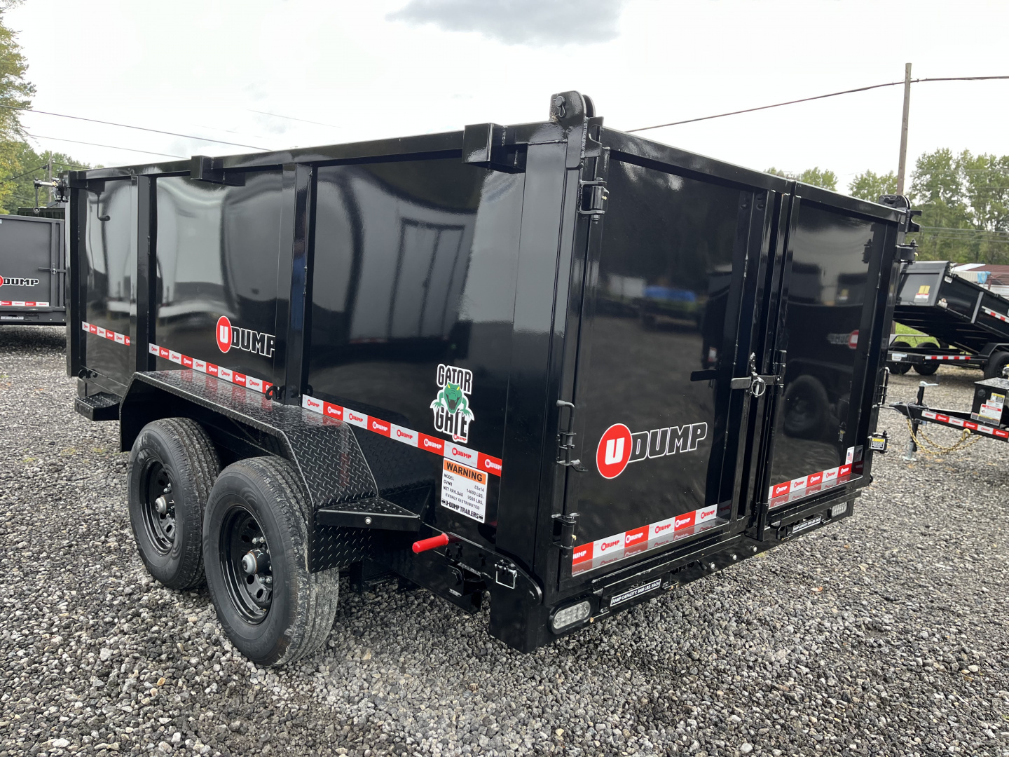 New 2026 U-Dump 7x14 With 48" Sides, 14K GVWR, Pro-Heavy Telescoping, Dump Trailer