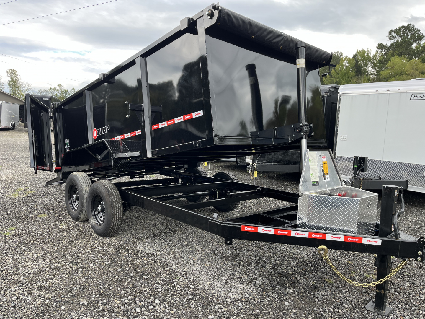 New 2026 U-Dump 7x14 With 48" Sides, 14K GVWR, Pro-Heavy Telescoping, Dump Trailer