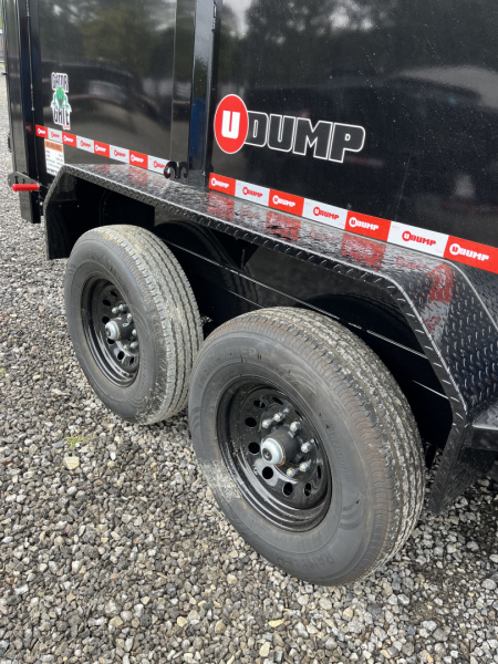 New 2026 U-Dump 7x14 With 48" Sides, 14K GVWR, Pro-Heavy Telescoping, Dump Trailer