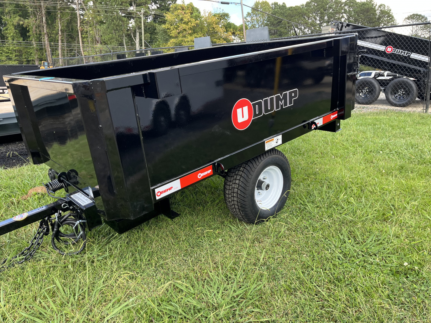New 2025 U-Dump 4X6 With 19" Sides, ATV / UTV Dump Trailer, 2K GVWR, Single Axle, Hydraulic Dump
