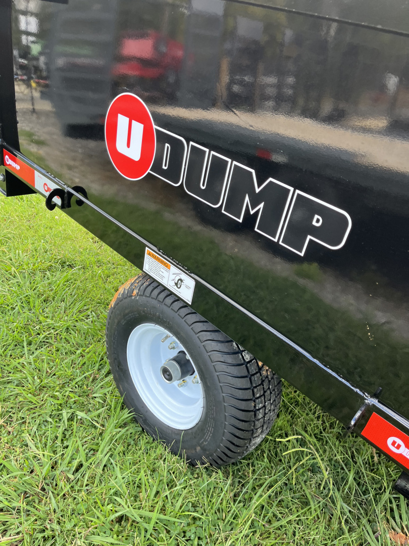 New 2025 U-Dump 4X6 With 19" Sides, ATV / UTV Dump Trailer, 2K GVWR, Single Axle, Hydraulic Dump