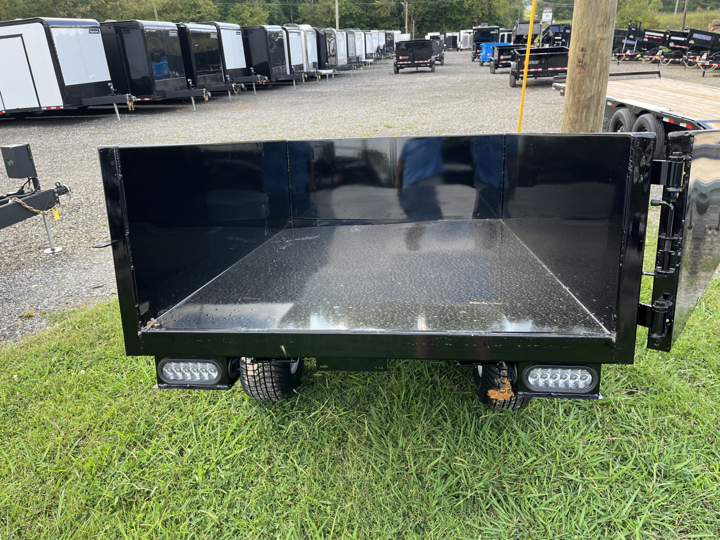 New 2025 U-Dump 4X6 With 19" Sides, ATV / UTV Dump Trailer, 2K GVWR, Single Axle, Hydraulic Dump
