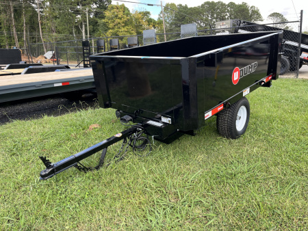 New 2025 U-Dump 4X6 With 19" Sides, ATV / UTV Dump Trailer, 2K GVWR, Single Axle, Hydraulic Dump