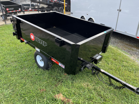 New 2025 U-Dump 4X6 With 19  Sides, ATV / UTV Dump Trailer, 2K GVWR, Single Axle. Hydraulic Dump