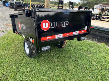 New 2025 U-Dump 4X6 With 19" Sides, ATV / UTV Dump Trailer, 2K GVWR, Single Axle, Hydraulic Dump