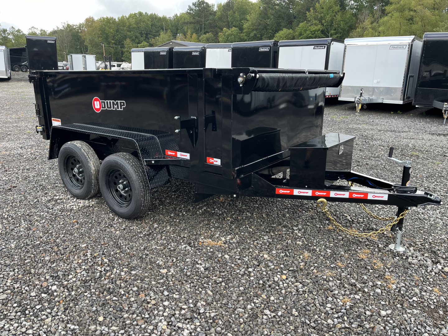 New 2026 U-Dump 6X10 With 31''Sides, Pro-Lite Low-Profile Dump Trailer, 8K GVWR, Tarp & Roller,