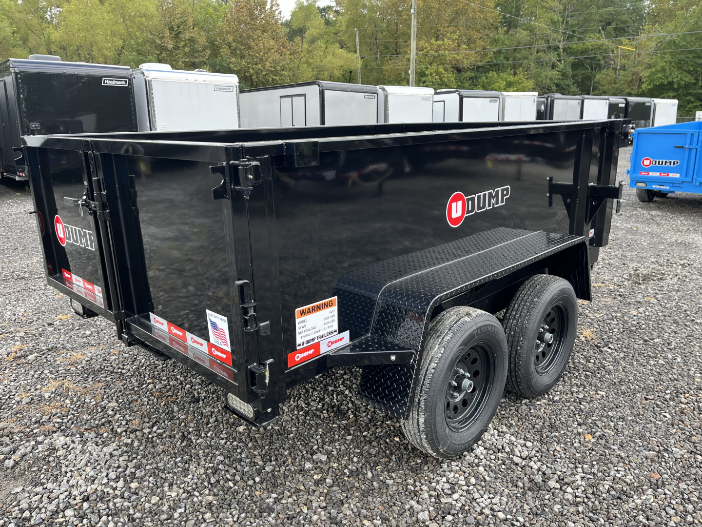 New 2026 U-Dump 6X10 With 31''Sides, Pro-Lite Low-Profile Dump Trailer, 8K GVWR, Tarp & Roller,
