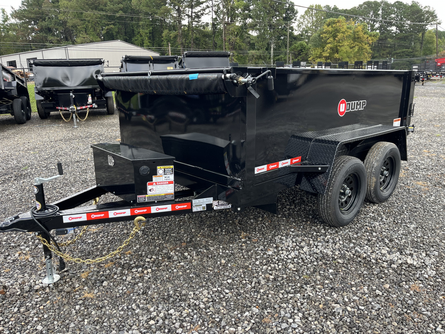 New 2026 U-Dump 6X10 With 31''Sides, Pro-Lite Low-Profile Dump Trailer, 8K GVWR, Tarp & Roller,