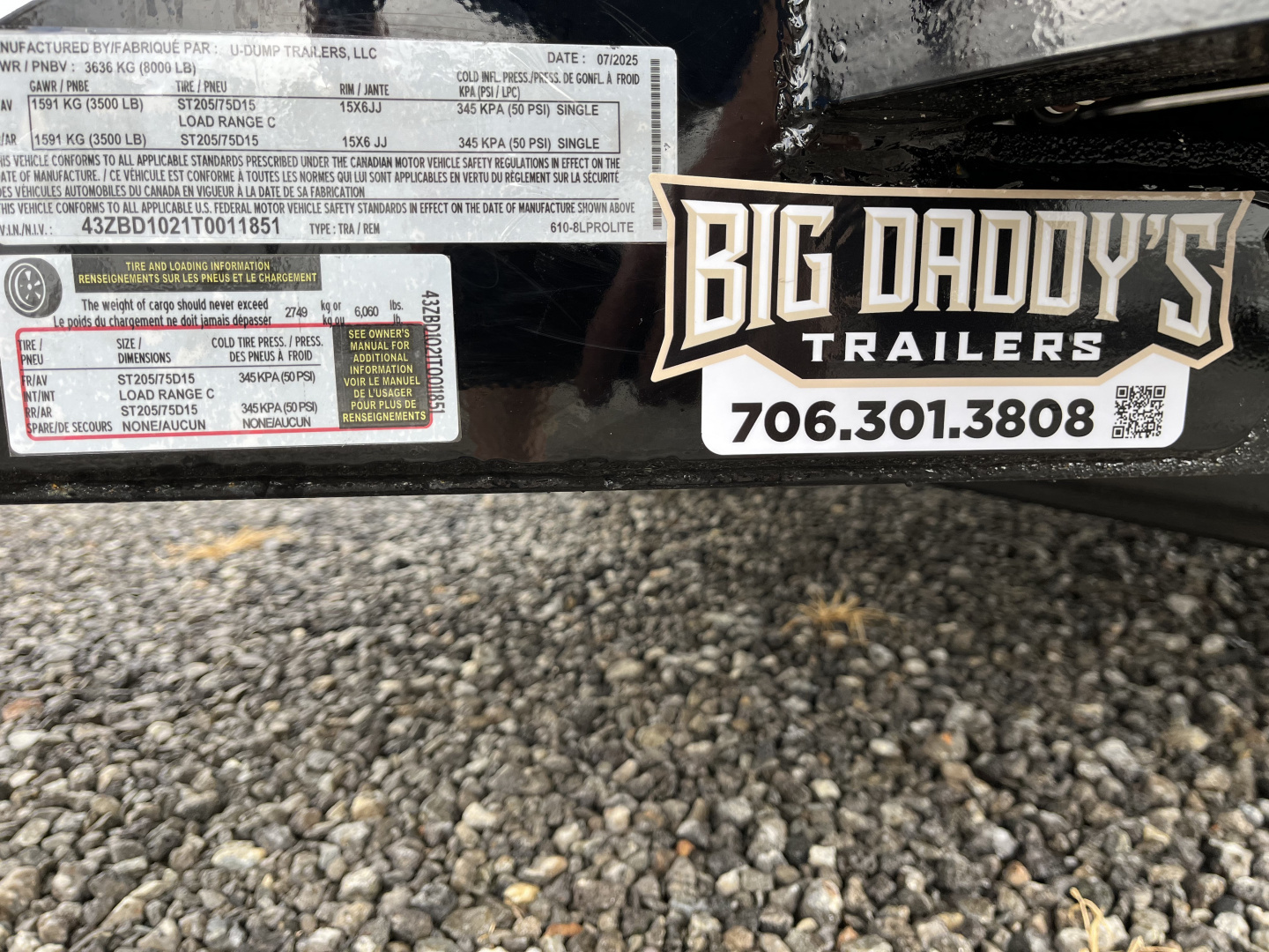 New 2026 U-Dump 6X10 With 31''Sides, Pro-Lite Low-Profile Dump Trailer, 8K GVWR, Tarp & Roller,