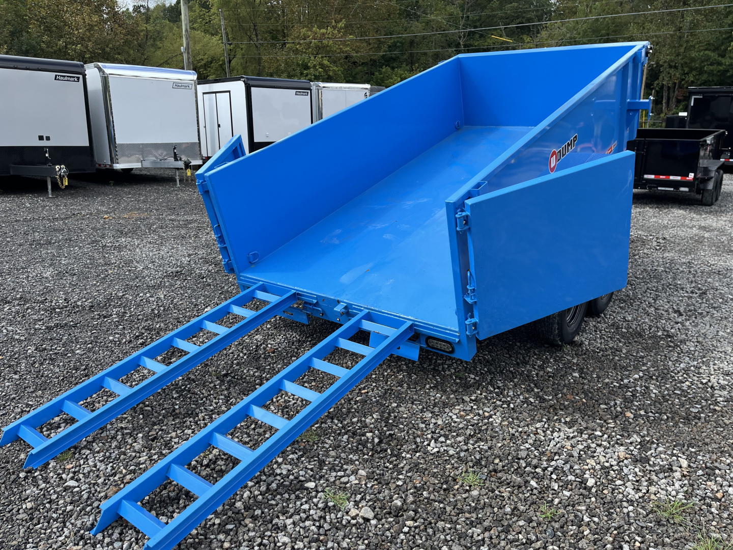 New 2026 U-Dump 6X12 With 31" Sides, Pro-Lite Low-Profile Dump Trailer, 10K GVWR, Tarp & Roller, Slide-Out Ramps