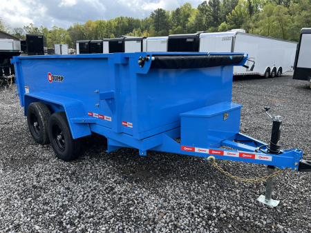 New 2026 U-Dump 6X12 With 31" Sides, Pro-Lite Low-Profile Dump Trailer, 10K GVWR, Tarp & Roller, Slide-Out Ramps