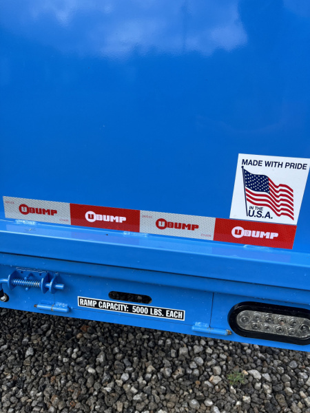 New 2026 U-Dump 6X12 With 31" Sides, Pro-Lite Low-Profile Dump Trailer, 10K GVWR, Tarp & Roller, Slide-Out Ramps